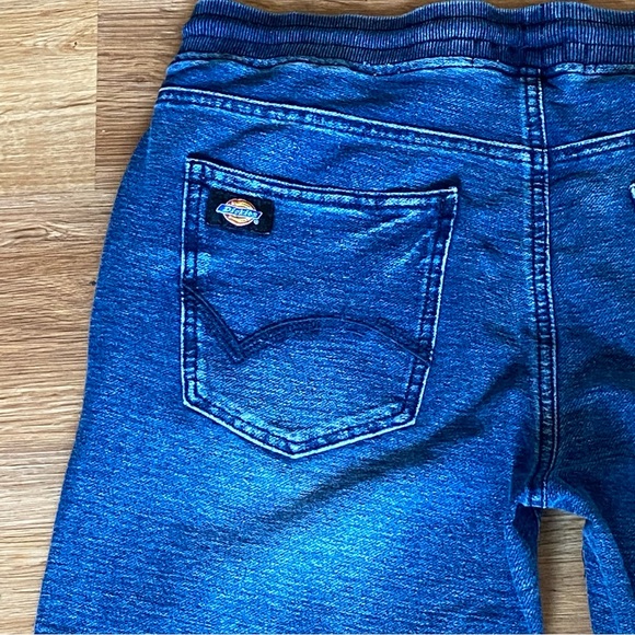 Dickies Stretch Denim Jogger Slim Bermuda Pull On Drawstring Shorts Size 34 Slim - Picture 4 of 12